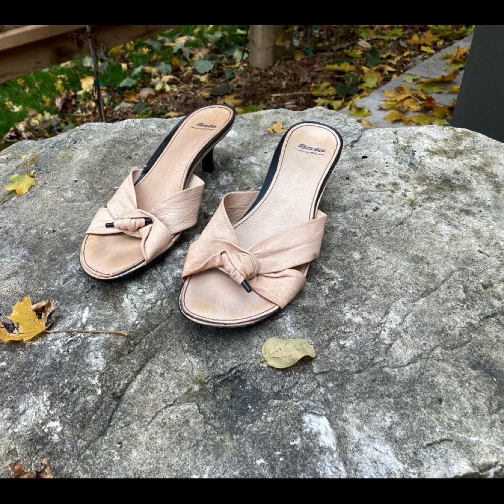 Bata Slip On Knotted Sandals
